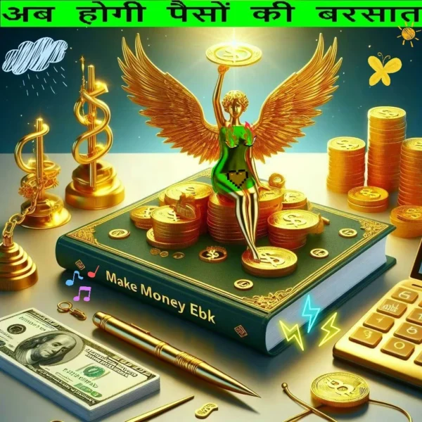 a book with a statue of a woman on top of it - Golden Make Money Online OR Offline